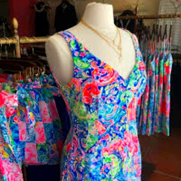 Lilly Pulitzer SHELA Dress SZ 14 - Picture 5 of 5